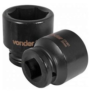 Soquete Sextavado de Impacto Encaixe de 3/4 Pol. X 38mm - 3061340038 - Vonder