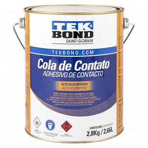 Cola de Contato 2,8kg com Toluol Alto Desempenho - 1636800102 - Tekbond
