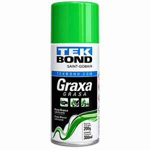 Graxa Branca Lubrificante Spray Tekbond 300ml 200g