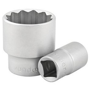 Soquete Estriado com Encaixe de 1/2 Pol. 26mm - 3039260000 - Vonder