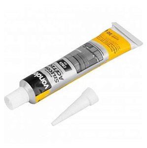 Borracha de Silicone Acético Cinza 50g - 1647004050 - Vonder