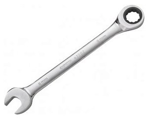 Chave Combinada com Catraca 9mm Aço Cromo Vanádio Cromado e Polido - St43202st - Sata