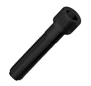 Parafuso Allen M10x130mm Cilíndrico Enegrecido - 100 Unidades