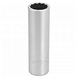 Soquete Estriado Longo com Encaixe de 1/2 Pol. 12mm - 3039120001 - Vonder