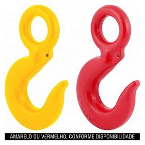 Gancho Olhal em Aço 3,00 T - 1/2 Pol. Sem Trava Pintado - 3569030100 - Vonder