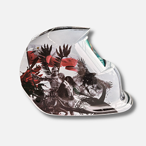 Máscara de de Solda Auto Escurecimento com Regulagem Modelo Grafite - 1175 - Galzer