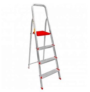 Escada em Alumínio 4 Degraus - Esc0063 - Botafogo