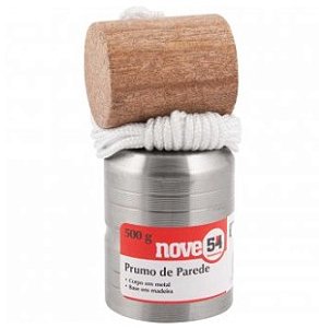 Prumo de Metal para Parede 500g - 3321400500 - Nove54