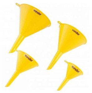 Jogo de Funis Plásticos com 4 Peças - 5167040000 - Vonder