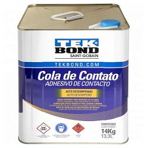 Adesivo/cola de Contato 14kg com Toluol Alto Desempenho - 1636000114 - Tekbond