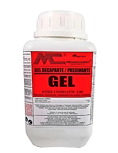 Gel Decapante/passivante para Aços Inoxidaveis 625g Mc