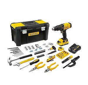 Kit Parafusadeira/furadeira Impacto 20v V20 119 Pçs Stanley