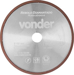 Rebolo Diamantado P/ Afiação de Serras 150mm Vonder