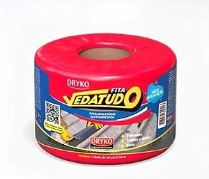 Fita Adesiva Impermeabilizante 10cm X 10m Dryko