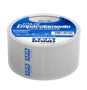 Fita de Empacotamento Transparente 48 X 40 Mm Tekbond