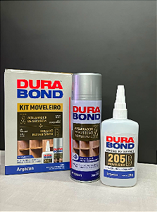 Kit Moveleiro 205 a + B Acelerador e Adesivo Dura Bond