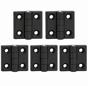 Kit 5 Dobradiças Zamac Industrial 50x50mm