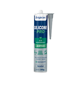 Silicone Acético Pro Branco 270g Argacon