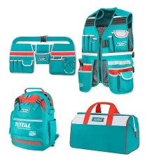 Kit Mochila, Colete, Cinto e Bolsa de Ferramentas Total