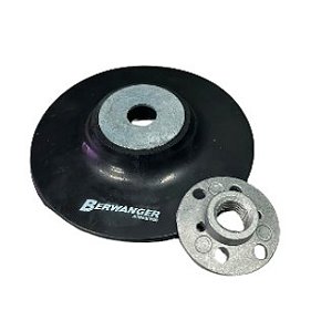 Suporte Borracha para Disco de Lixa 115xm14 Berwanger