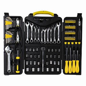 Kit Jogo de Ferramentas 115 Peças com Maleta Lynus