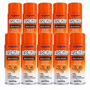 Kit 10 Desengripantes Spray Argacon Desengrip Multiuso 300ml 120g