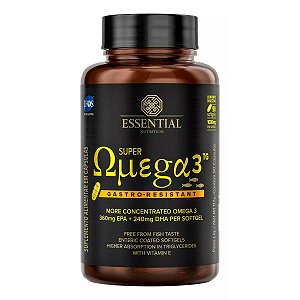 Super Ômega 3 Gastro-Resistant 90 cápsulas Essential Nutrition