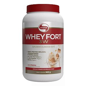 Whey Fort Paçoca 900g Vitafor