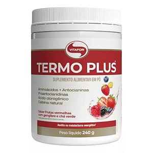 Termo Plus Frutas Vermelhas com Gengibre e Chá Verde 240g Vitafor