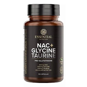 Nac + Glycine e Taurine 90 cápsulas Essential Nutrition