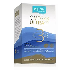 Ômega 3 Ultra 120 cápsulas Equaliv