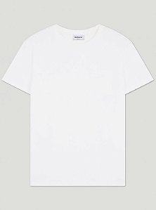 Camisa básica Branca 100% algodão fio 30.1 Penteado Menegotti