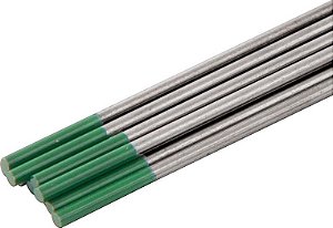 Eletrodo de tungstênio puro - ponta verde -2,4 mm AWS - VONDER - Caixa com 10 peças