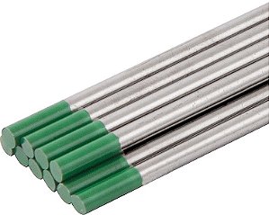 Eletrodo de tungstênio puro - ponta verde -3,2 mm  - VONDER - Caixa com 10 peças