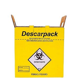 Coletor de Material Perfuro Cortante 3,0L - Descarpack