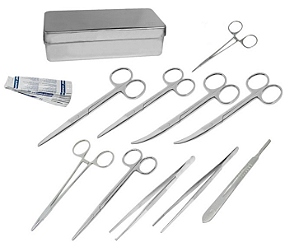 Kit de Dissecação e Técnicas Cirúrgicas