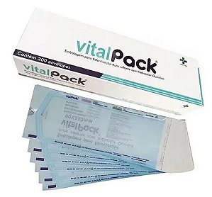 Envelope p/ Esterilização 70 x 200mm - Vital Pack