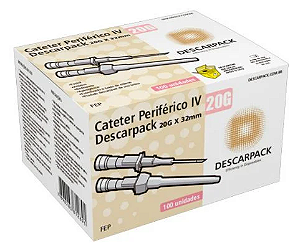 Cateter Intravenoso Periférico 20G - Descarpack