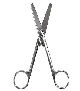 Tesoura Cirúrgica 15cm Reta Romba/Romba - Vital Gold