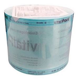 Rolo de Papel Grau Cirúrgico para Esterilização 30cm x 50mt - Vital Pack