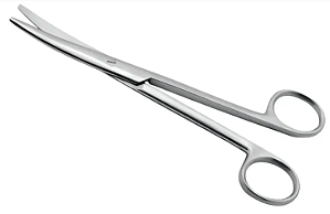 Tesoura Mayo Stille 14cm Curva - Vital Gold