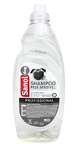 Shampoo Profissional Para Pele Sensível  2L para Cães e Gatos - Sanol