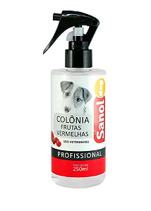 Colônia Para Cães e Gatos (Frutas Vermelhas) - Sanol
