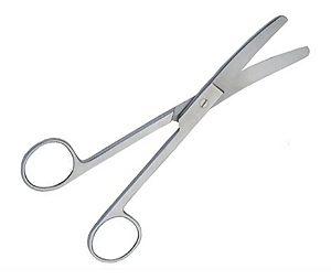 Tesoura Cirúrgica 17,5cm Curva Romba/Romba - Vital Gold