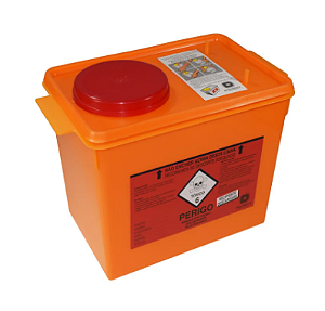 Coletor Rígido para Resíduos Tóxicos 7L  - Descarpack