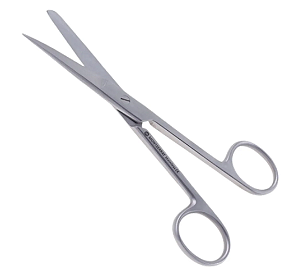 Tesoura Cirúrgica 14,5cm Reta Fina/Romba - Professional