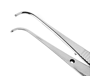 Pinça Anatômica Curva Dente de Rato 12cm Inox - Vital Gold