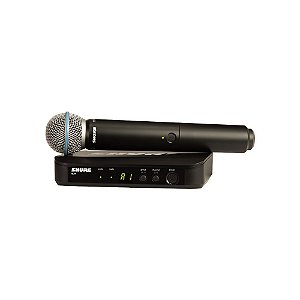 Sistema sem fio com microfone de mao - BLX24BR/B58-J10 - Shure