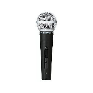 Microfone de mao dinamico unidirecional com fio - SM58S - Shure