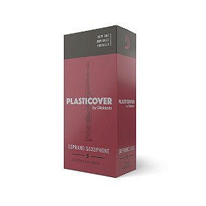 Palheta Sax Soprano 3 (caixa com 5) D'Addario Woodwinds Plasticover RRP05SSX300